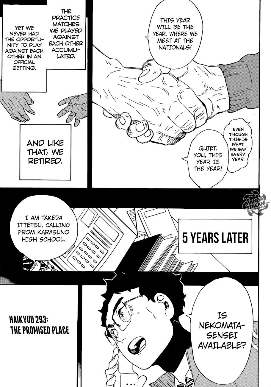Haikyuu!!, Chapter 293 image 09